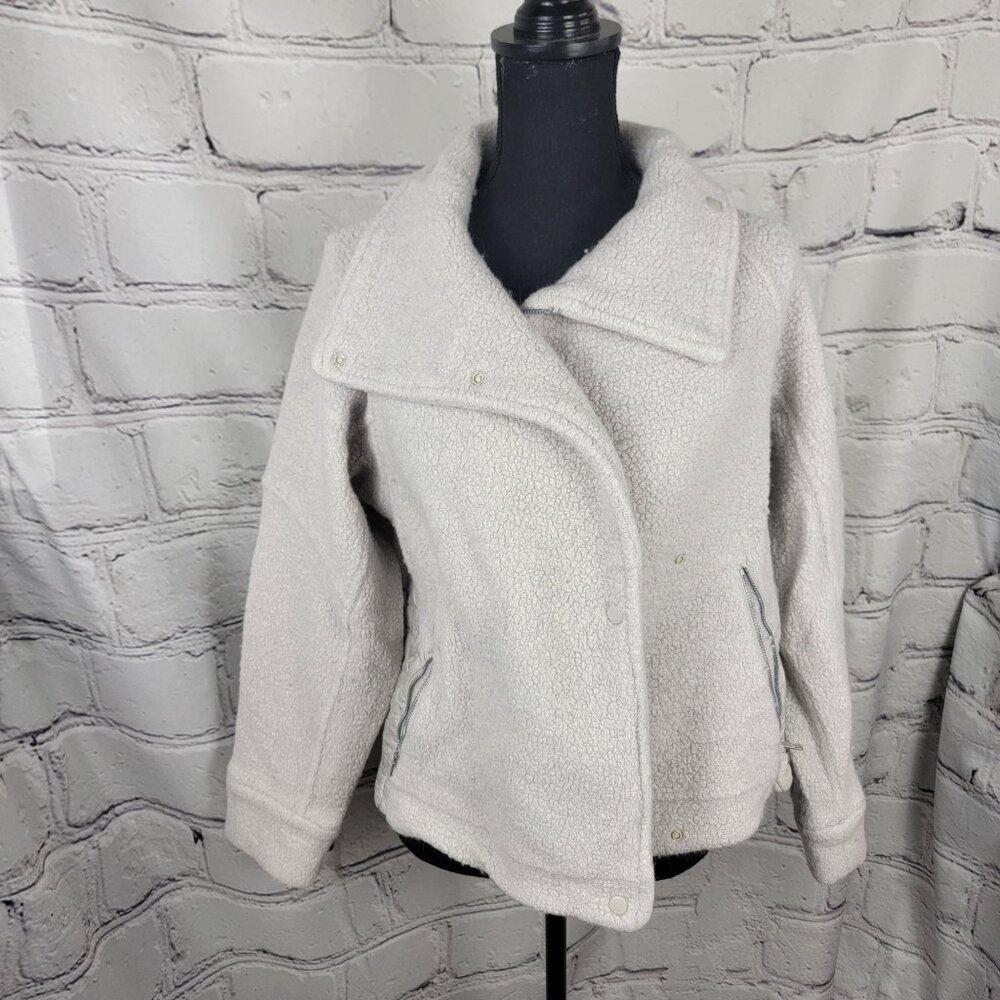 LULULEMON Show Me The Sherpa Jacket Women Size 6 Wool Blend Casual Athleisure - Picture 1 of 11